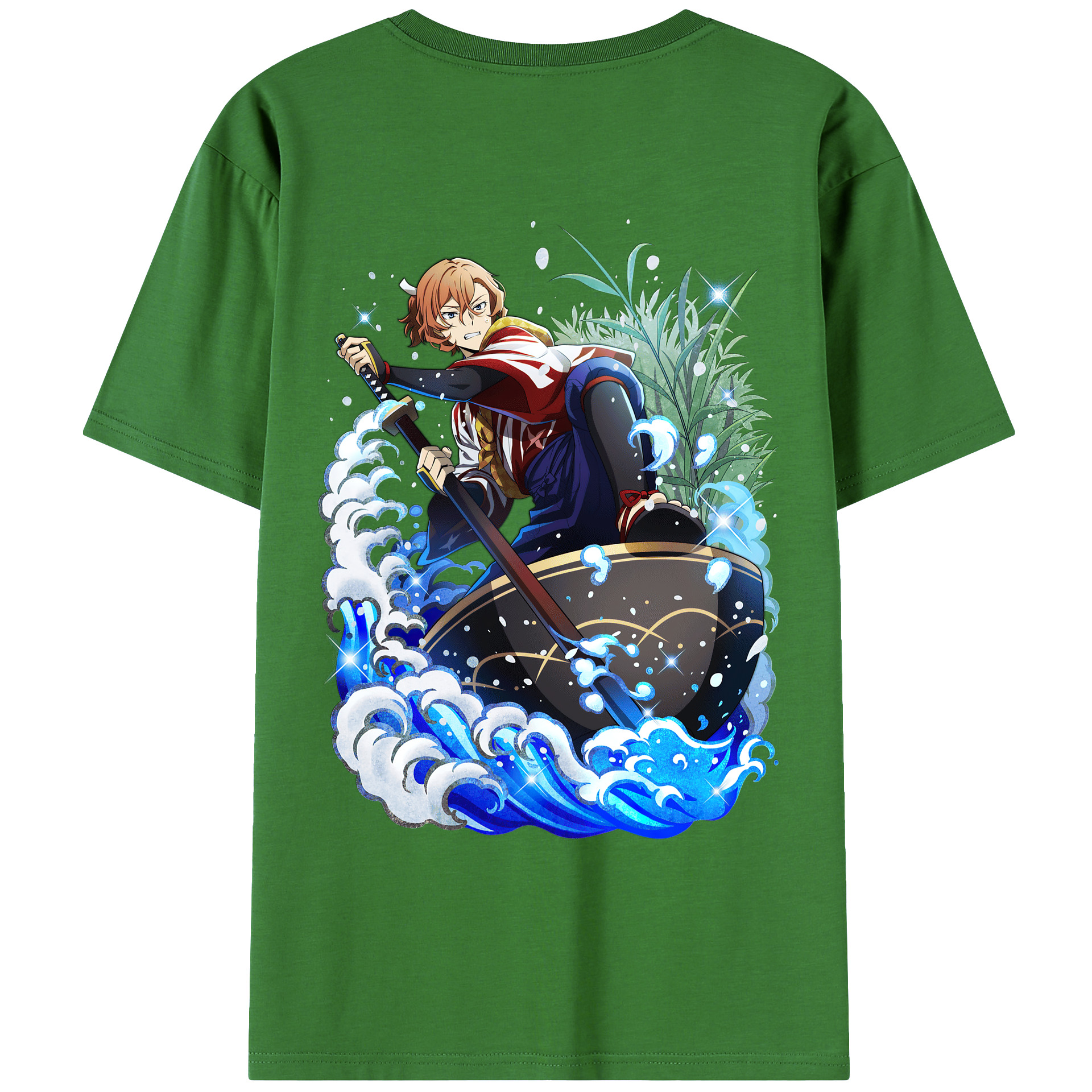 （画像用） 文豪ストレイドッグス Bungo Stray Dogs レディース半袖Tシャツ(バックプリント)